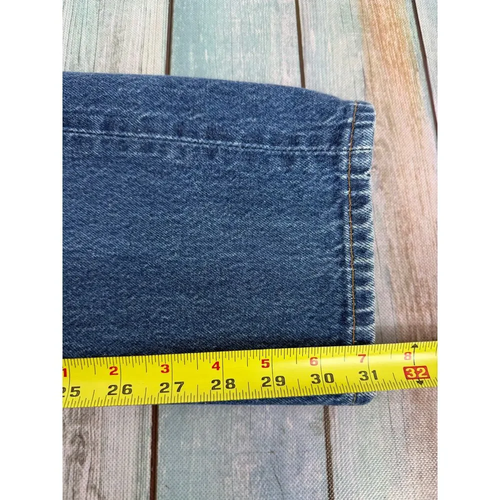 Levi 501XX Denim Jeans 32x36 Button Fly 1980's Made USA 1990's Cotton Fits 30x31